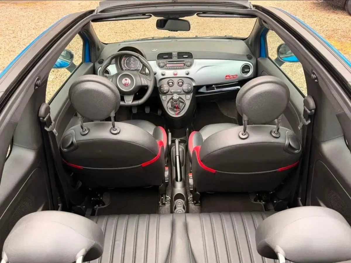 Gebraucht Fiat 500C S 105 PS (77 kW) 2014 Blau Cabrio
