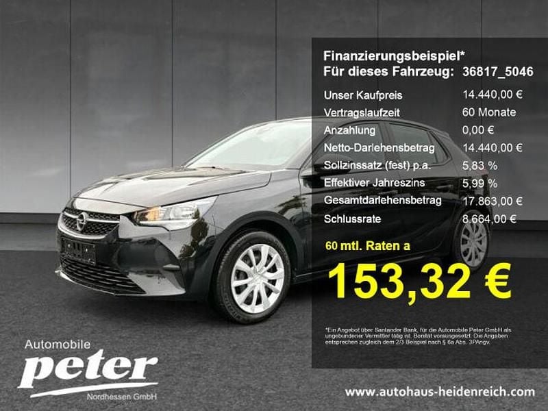 Gebraucht Opel Corsa-e Edition 100 kW (136 PS) 2022 Schwarz Kleinwagen