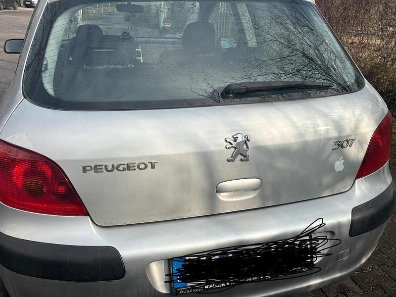 Gebraucht Peugeot 307 88 PS (64 kW) 2004 Silber Kleinwagen