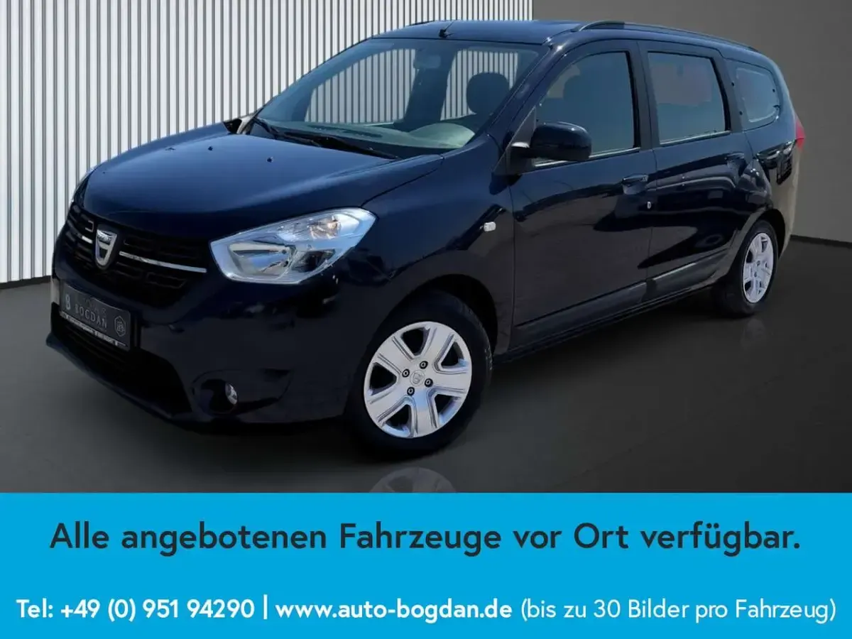 Gebraucht Dacia Lodgy Comfort 102 PS (75 kW) 2018 Marine blau Van / Kleinbus