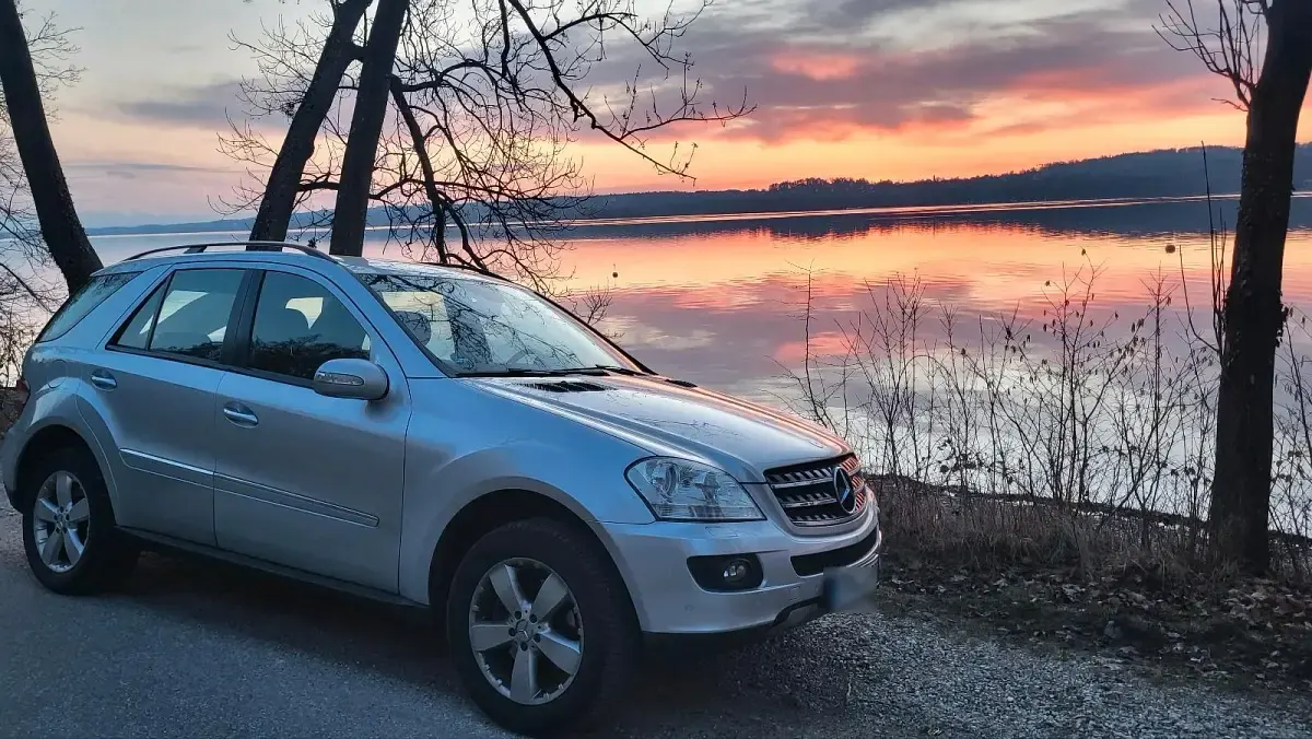 Gebraucht Mercedes ML320 2008 Silber SUV