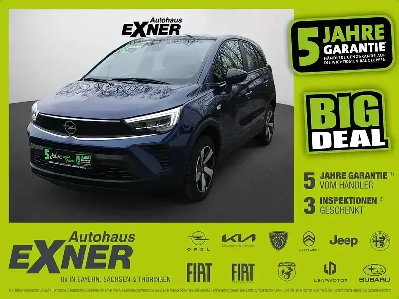 Gebraucht Opel Crossland X Edition 110 PS (80 kW) 2022 Nautic blau SUV