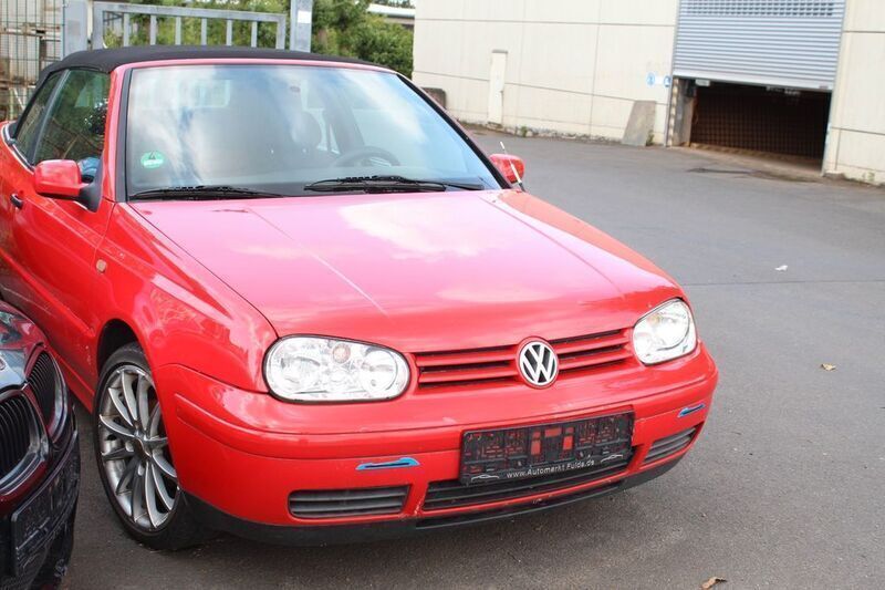 Rot Gebraucht 1998 VW Golf Cabriolet Cabrio | 800 € (Superpreis) - Bild 1/4