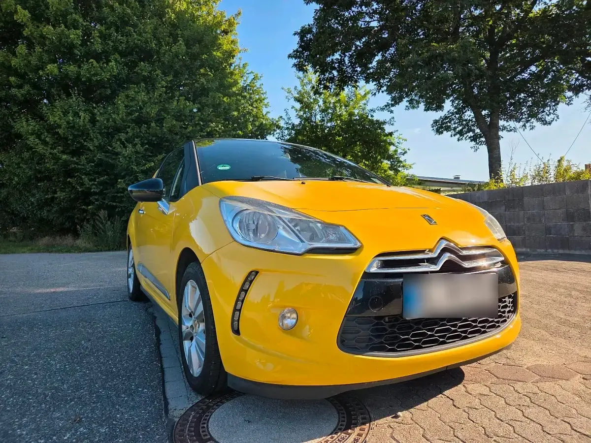 Gebraucht Citroën DS3 So Chic 120 PS (88 kW) 2010 Gelb Kleinwagen