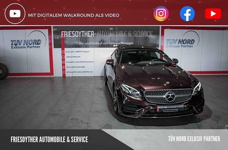 Gebraucht Mercedes E220 AMG line 194 PS (142 kW) 2019 Rot Coupé