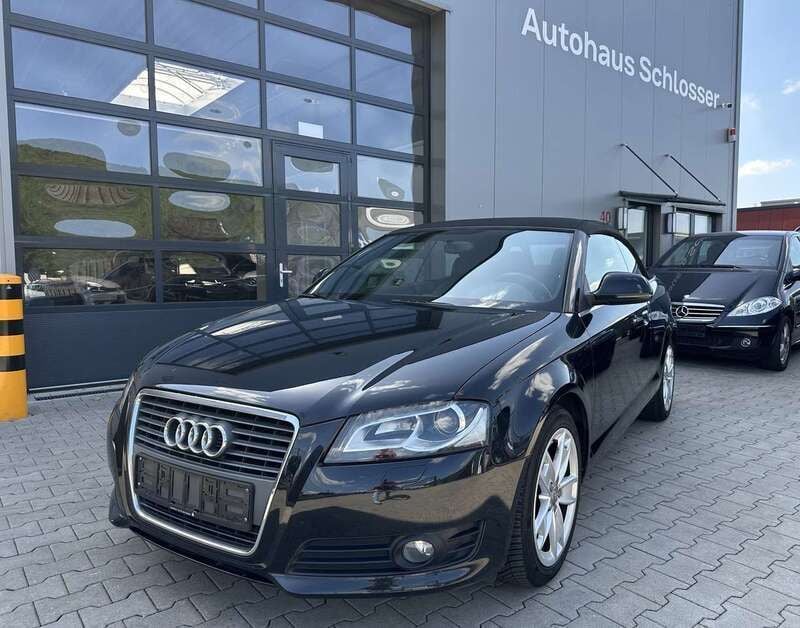 Phantomschwarz Gebraucht 2009 Audi A3 Cabriolet Ambition Cabrio | 7.500 € (Guter Preis) - Bild 1/4