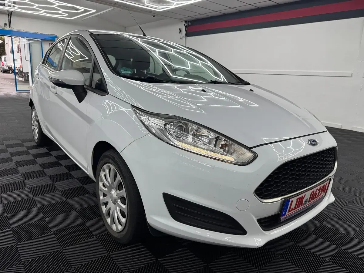 Gebraucht Ford Fiesta Trend 80 PS (58 kW) 2016 Weiß Kleinwagen