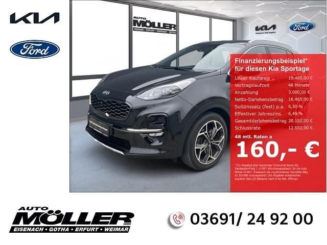 1k) zilinaschwarz met. (schwarz Gebraucht 2019 Kia Sportage 3 SUV | 19.465 € (Fairer Preis) - Bild 1/4