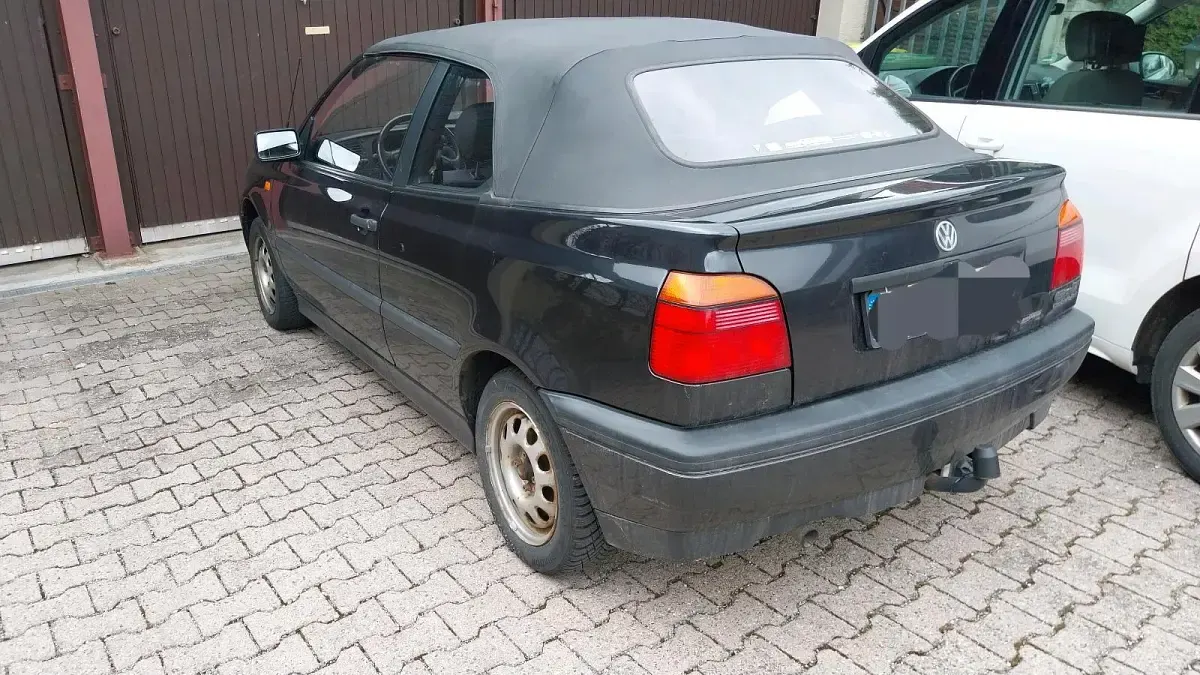 Gebraucht VW Golf Cabriolet 90 PS (66 kW) 1994 Schwarz Cabrio