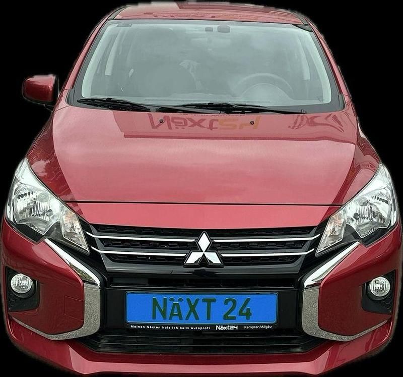 Rot Gebraucht 2021 Mitsubishi Space Star Spirit+ Limousine | 12.850 € (Etwas zu teuer) - Bild 1/4