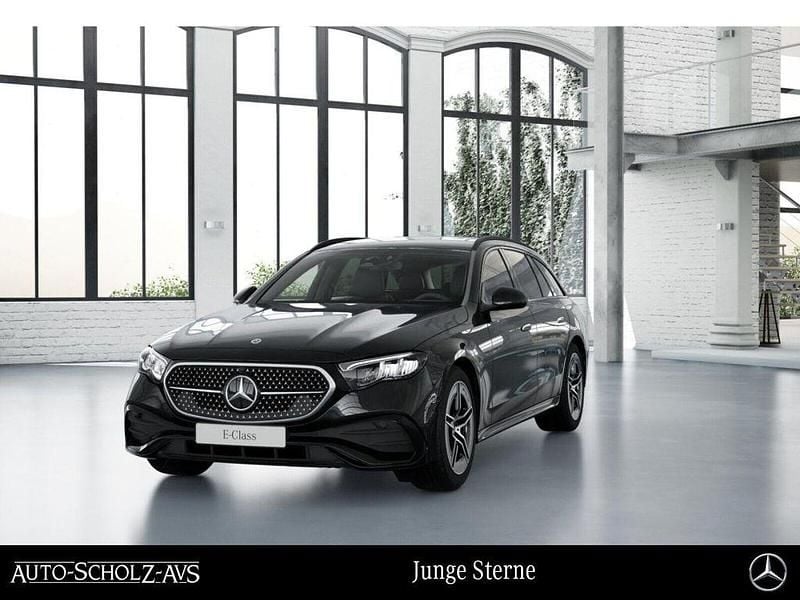 Obsidianschwarz metallic Gebraucht 2024 Mercedes E200 AMG Kombi | 46.440 € (Superpreis) - Bild 1/4