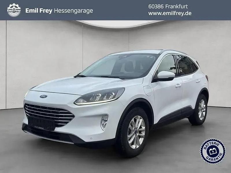 Frozen white Gebraucht 2022 Ford Kuga Titanium SUV | 21.750 € (Superpreis) - Bild 1/3