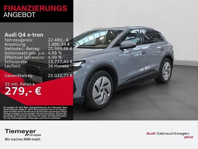 Grau Gebraucht 2022 Audi Q4 e-tron Ambiente SUV | 21.980 € (Guter Preis) - Bild 1/4