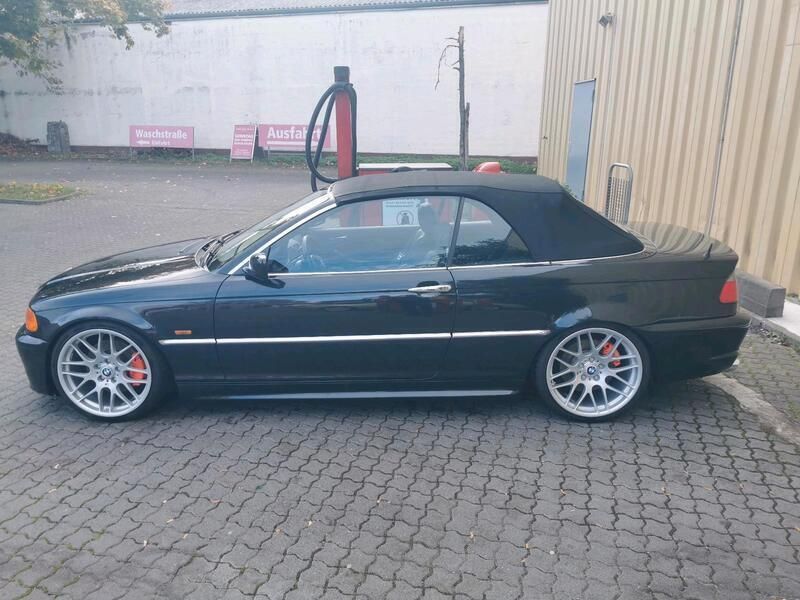 Schwarz Gebraucht 2000 BMW 330 Cabriolet Cabrio | 9.899 € (Etwas zu teuer) - Bild 1/4