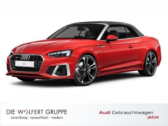 Progressivrot metallic Gebraucht 2024 Audi A5 Cabriolet S-Line Cabrio | 51.550 € (Superpreis) - Bild 1/4
