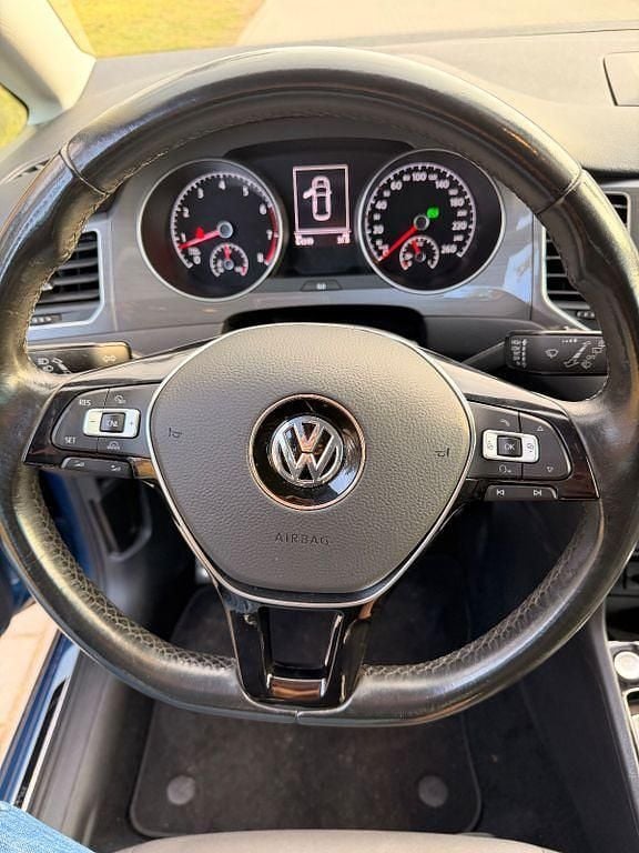 Gebraucht VW Golf Sportsvan Allstar 125 PS (91 kW) 2016 Blau Van / Kleinbus