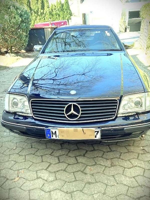 Gebraucht Mercedes SL500 320 PS (235 kW) 1997 Blau Cabrio