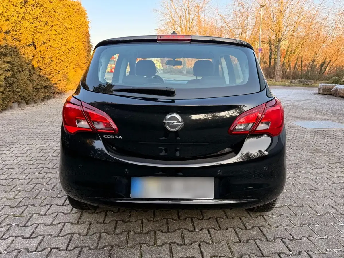 Gebraucht Opel Corsa Edition 69 PS (50 kW) 2018 Schwarz Kleinwagen