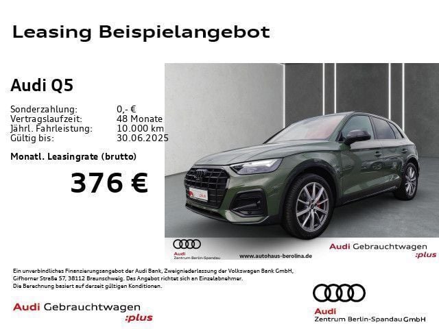 Distriktgrün metallic Gebraucht 2024 Audi Q5 Ambiente SUV | 46.769 € (Guter Preis) - Bild 1/4