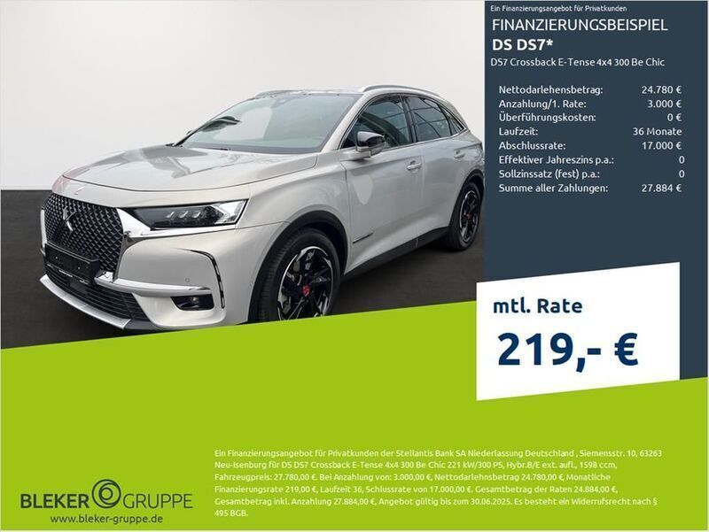 Kristallgrau Gebraucht 2020 DS Automobiles DS7 Crossback Be Chic SUV | 27.780 € (Guter Preis) - Bild 1/3