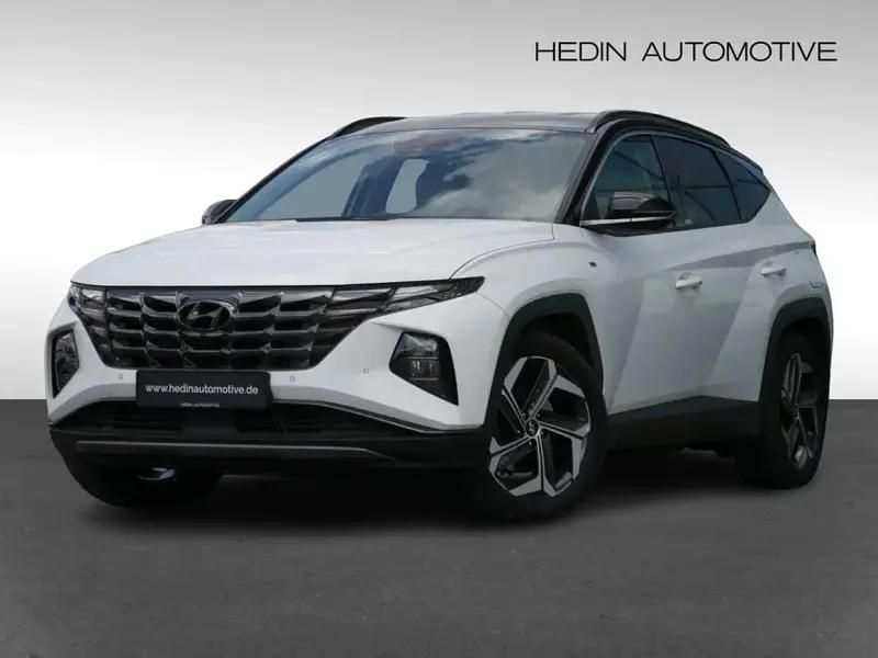 Polar white / phantom black / so Gebraucht 2021 Hyundai Tucson Prime SUV | 24.890 € (Fairer Preis) - Bild 1/1