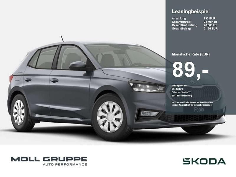 Grau Neu 2025 Skoda Fabia Essence Kleinwagen | 17.490 € (Guter Preis) - Bild 1/4