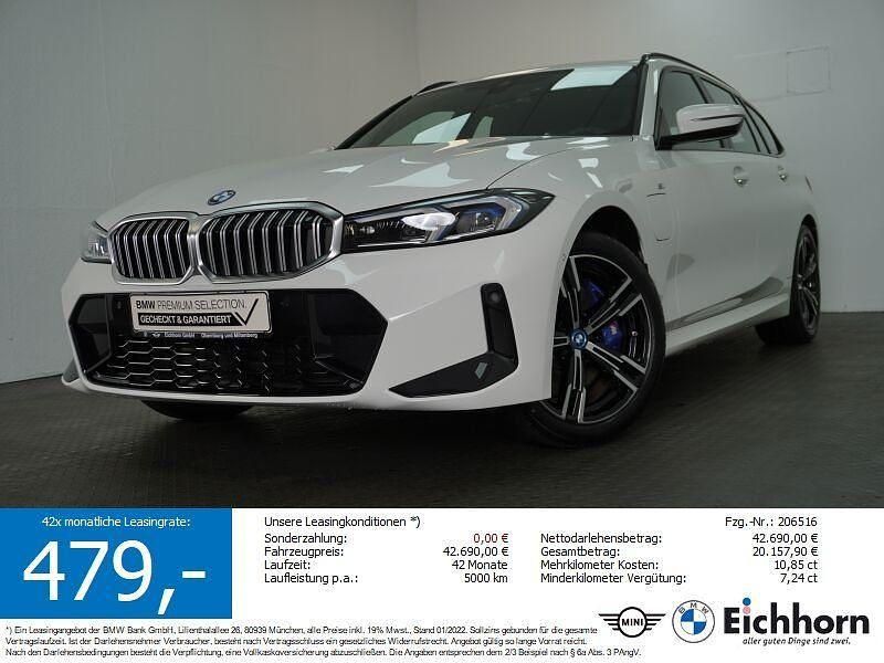 Weiß Gebraucht 2024 BMW 330e M Sport Kombi | 42.690 € (Guter Preis) - Bild 1/4