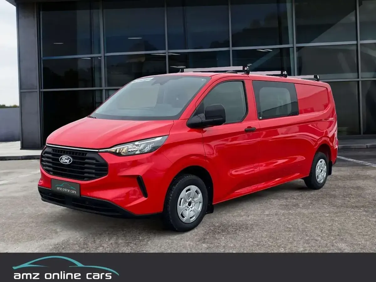 Nouvelle Ford Transit Custom 136 ch (100 kW) 2025 Rouge Berline