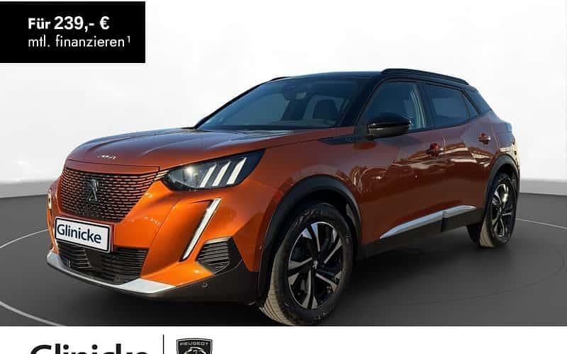 Orange Gebraucht 2023 Peugeot e-2008 GT SUV | 22.490 € (Fairer Preis) - Bild 1/4