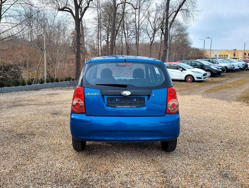 Gebraucht Kia Picanto Attract 65 PS (47 kW) 2010 Blau Kleinwagen