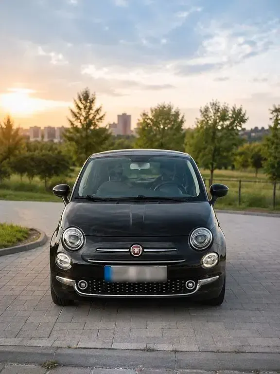 Gebraucht Fiat 500 Lounge 69 PS (50 kW) 2017 Schwarz Kleinwagen