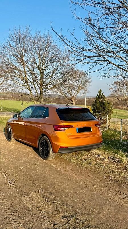 Gebraucht Skoda Fabia 110 PS (80 kW) 2021 Orange Kleinwagen