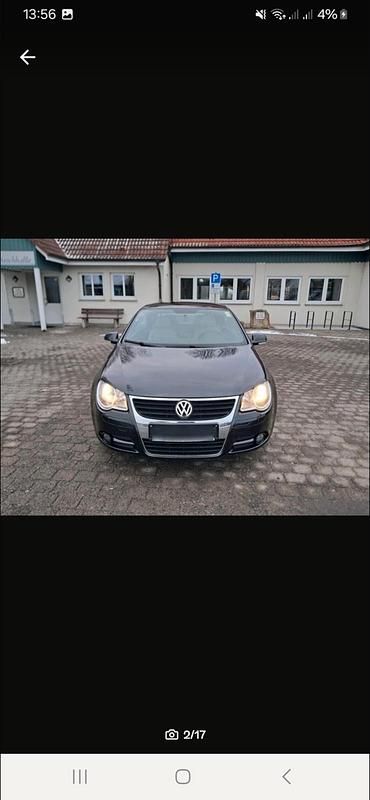 Usata VW Eos 150 CV (110 kW) 2006 Nero Cabrio