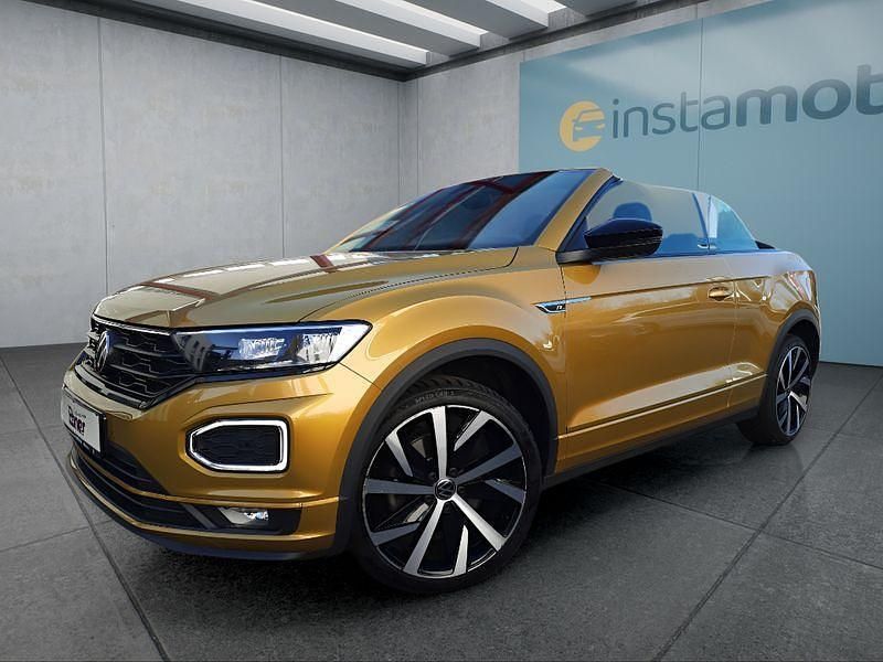 Gelb Gebraucht 2021 VW T-Roc Cabriolet Cabrio | 29.149 € (Fairer Preis) - Bild 1/4