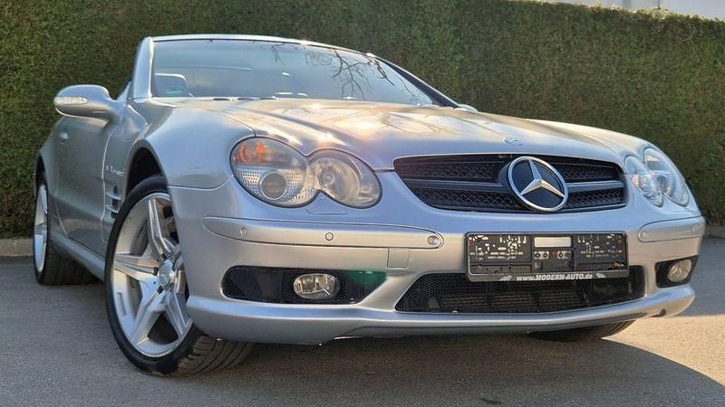 Silber Gebraucht 2002 Mercedes SL55 AMG AMG Cabrio | 21.900 € (Superpreis) - Bild 1/4
