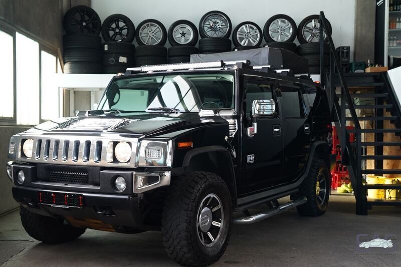 Schwarz Gebraucht 2006 Hummer H2 SUV | 48.990 € - Bild 1/4