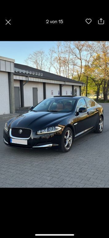 Schwarz Gebraucht 2012 Jaguar XF S Limousine | 11.550 € (Teuer) - Bild 1/4