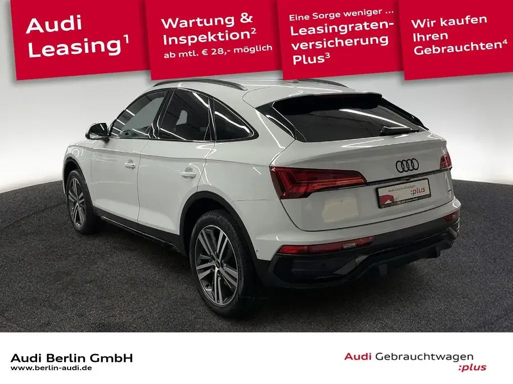 Gebraucht Audi Q5 Sportback S-Line 204 PS (150 kW) 2022 Gletscherweiß metallic SUV