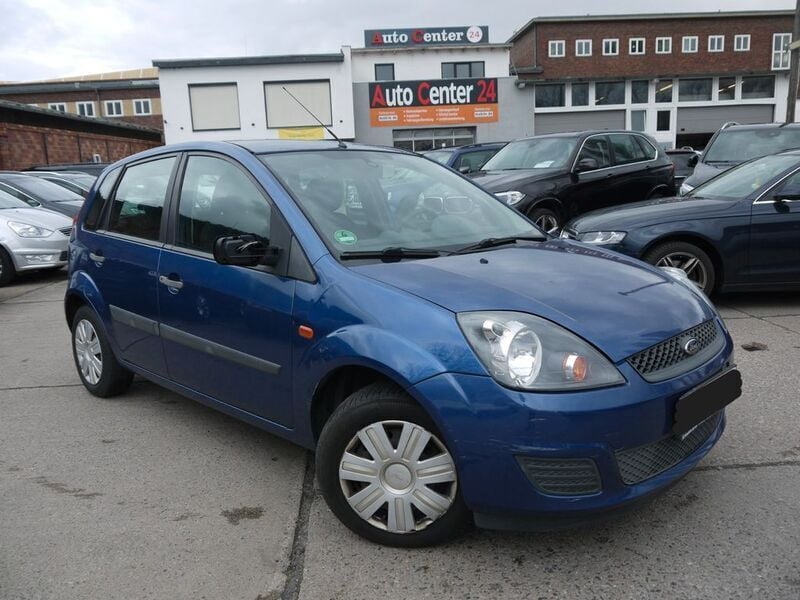 Blau Gebraucht 2008 Ford Fiesta Kleinwagen | 999 € (Guter Preis) - Bild 1/4