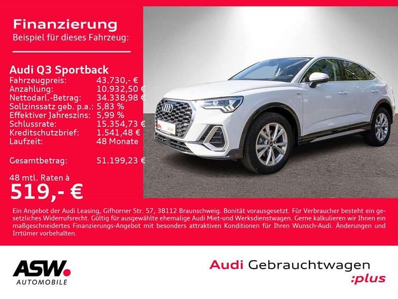 Gletscherweiß metallic Gebraucht 2025 Audi Q3 S-Line SUV | 43.730 € (Fairer Preis) - Bild 1/4