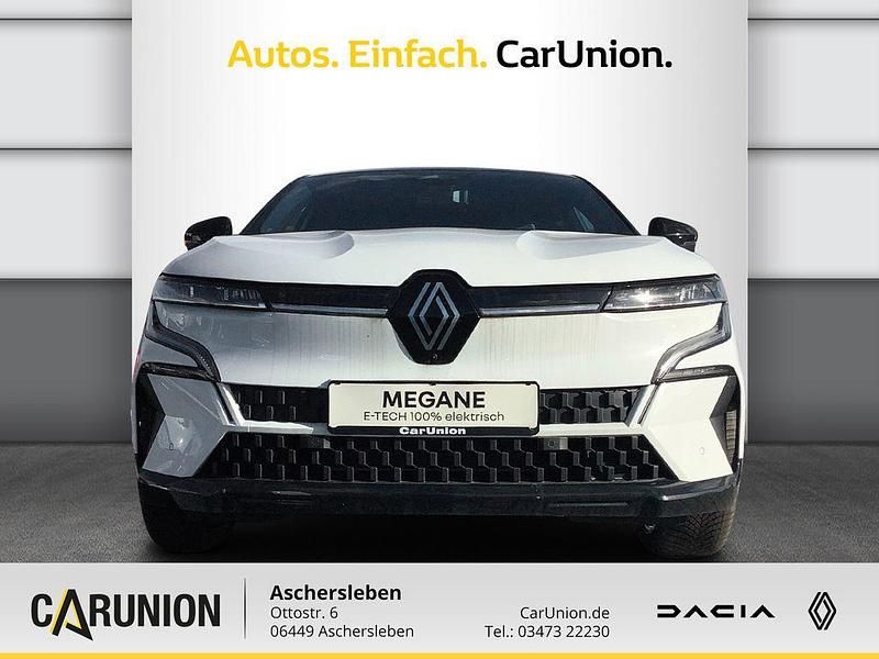 Gebraucht Renault Megane E-Tech Techno 160 kW (218 PS) 2024 Arktisweiß, black pearlschwa Limousine