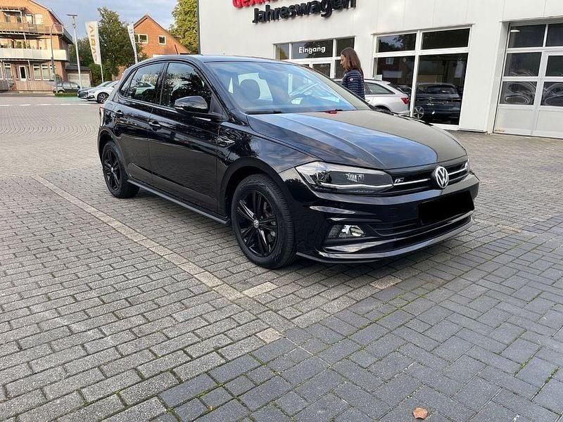 Gebraucht VW Polo R-line 95 PS (69 kW) 2021 Schwarz Kleinwagen