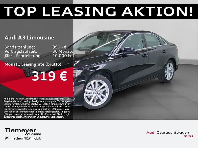 Gebraucht Audi A3 Advanced 150 PS (110 kW) 2025 Schwarz Limousine