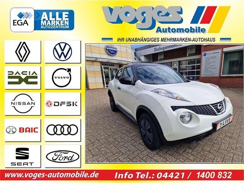 Weiß Gebraucht 2011 Nissan Juke Visia SUV | 7.499 € (Etwas zu teuer) - Bild 1/4