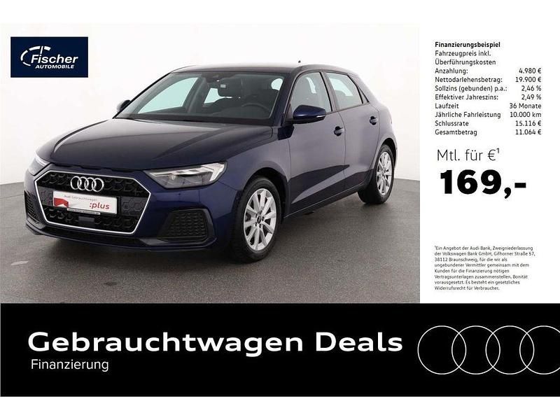 Blau Gebraucht 2023 Audi A1 Sportback Advanced Kleinwagen | 24.880 € (Fairer Preis) - Bild 1/4