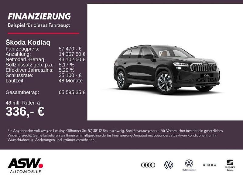 Schwarz Neu 2025 Skoda Kodiaq Selection SUV | 57.470 € (Teuer) - Bild 1/4