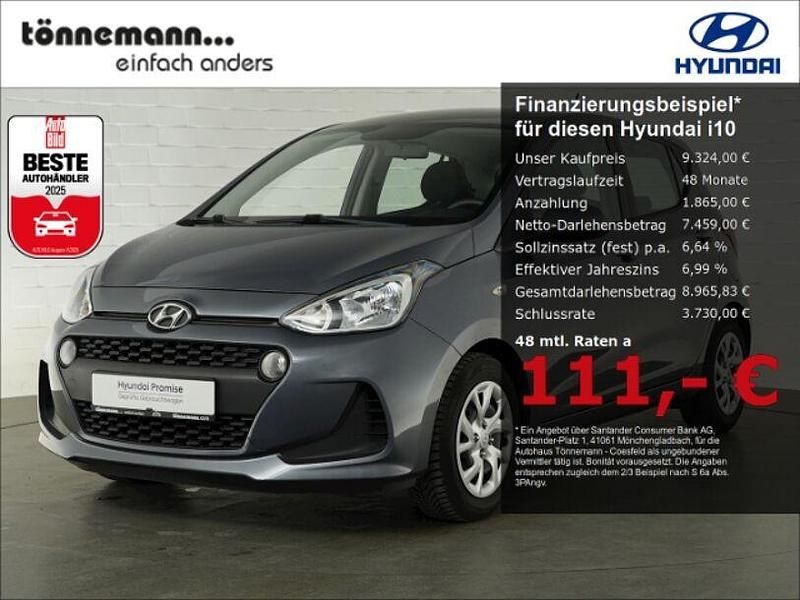 Grau Gebraucht 2018 Hyundai i10 Passion Kleinwagen | 9.324 € (Fairer Preis) - Bild 1/4