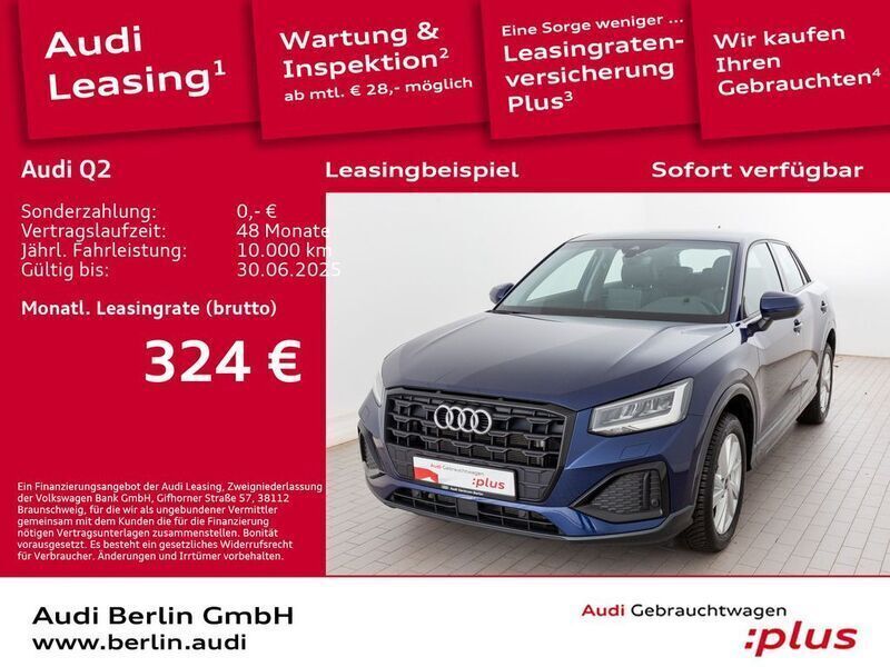 Gebraucht Audi Q2 Advanced Plus 150 PS (110 kW) 2024 Navarrablau metallic SUV