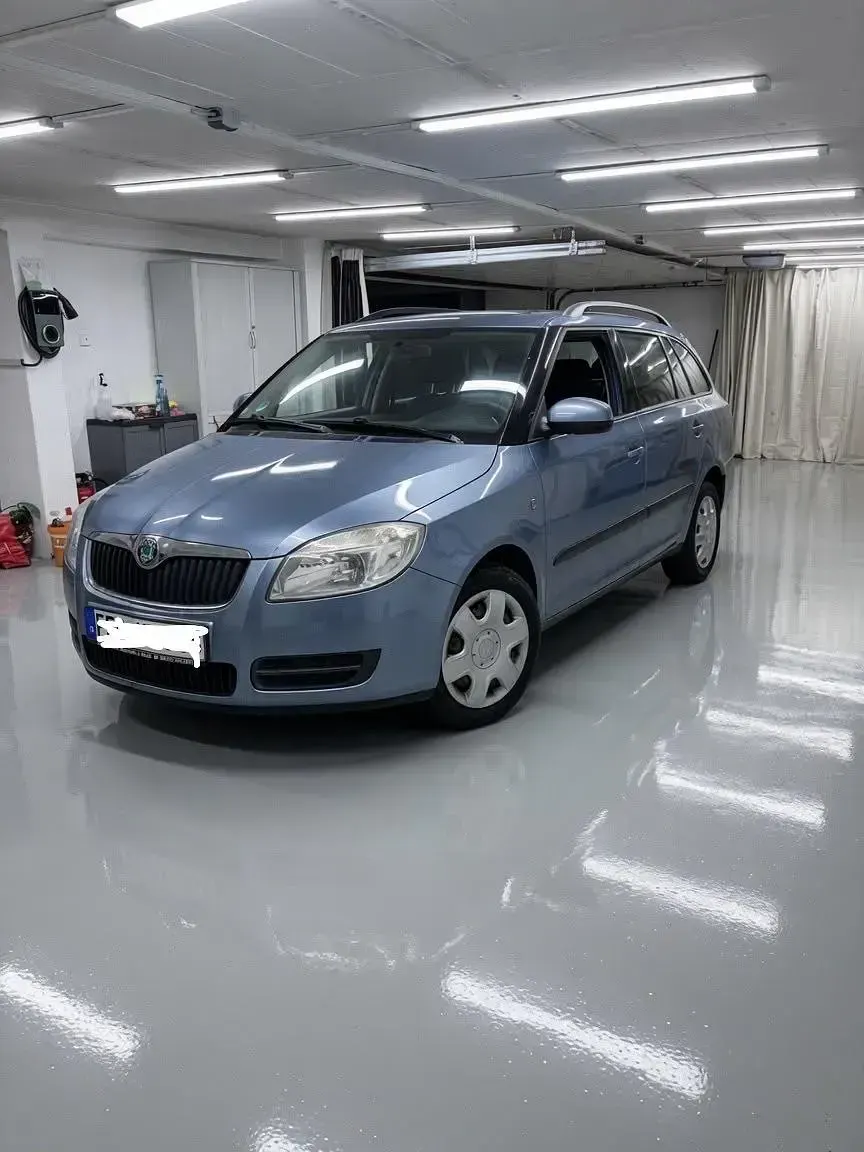 Gebraucht Skoda Fabia 90 PS (66 kW) 2009 Blau Kombi