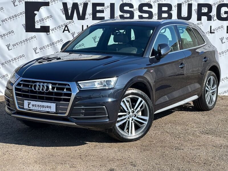 Blau Gebraucht 2018 Audi Q5 S-Line SUV | 24.280 € (Guter Preis) - Bild 1/4